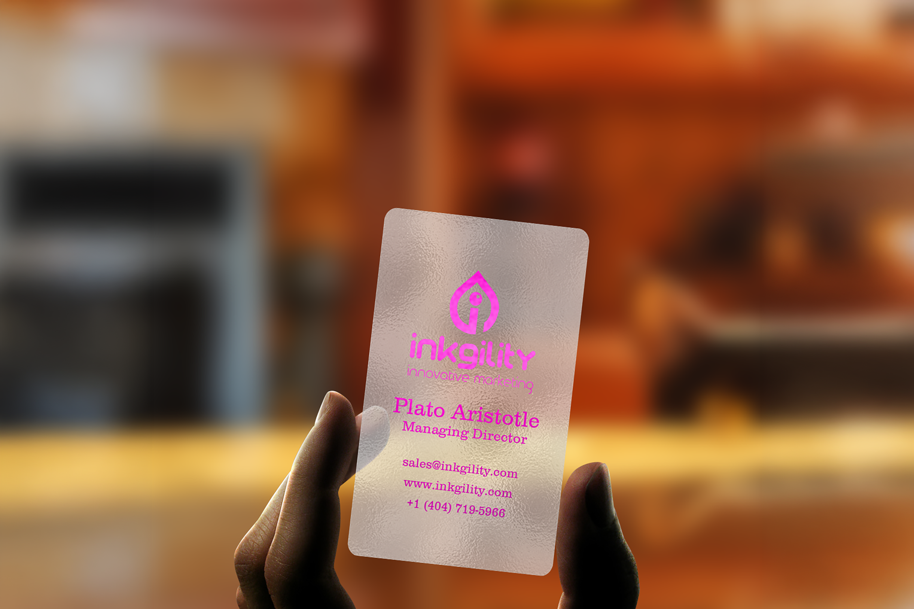 Pink Foil mockup