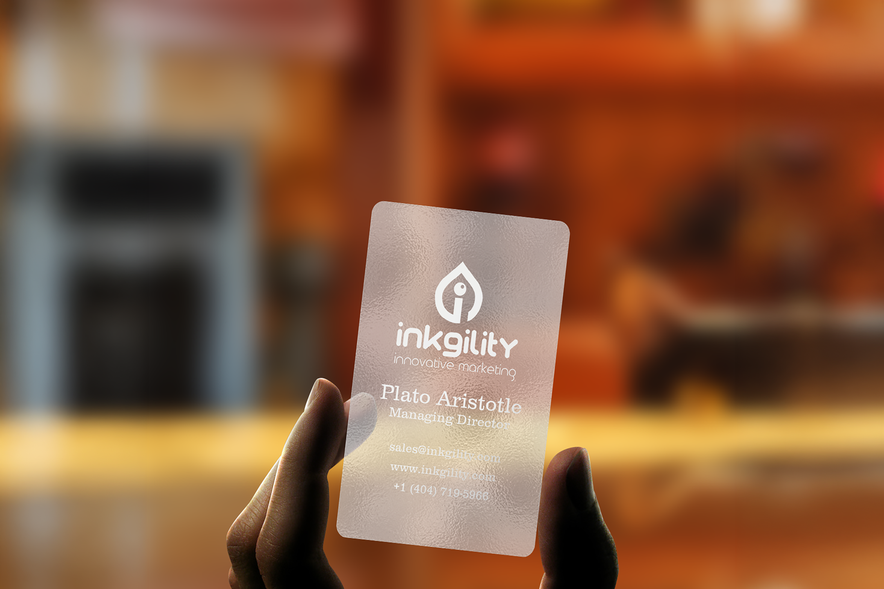 Silver Foil mockup