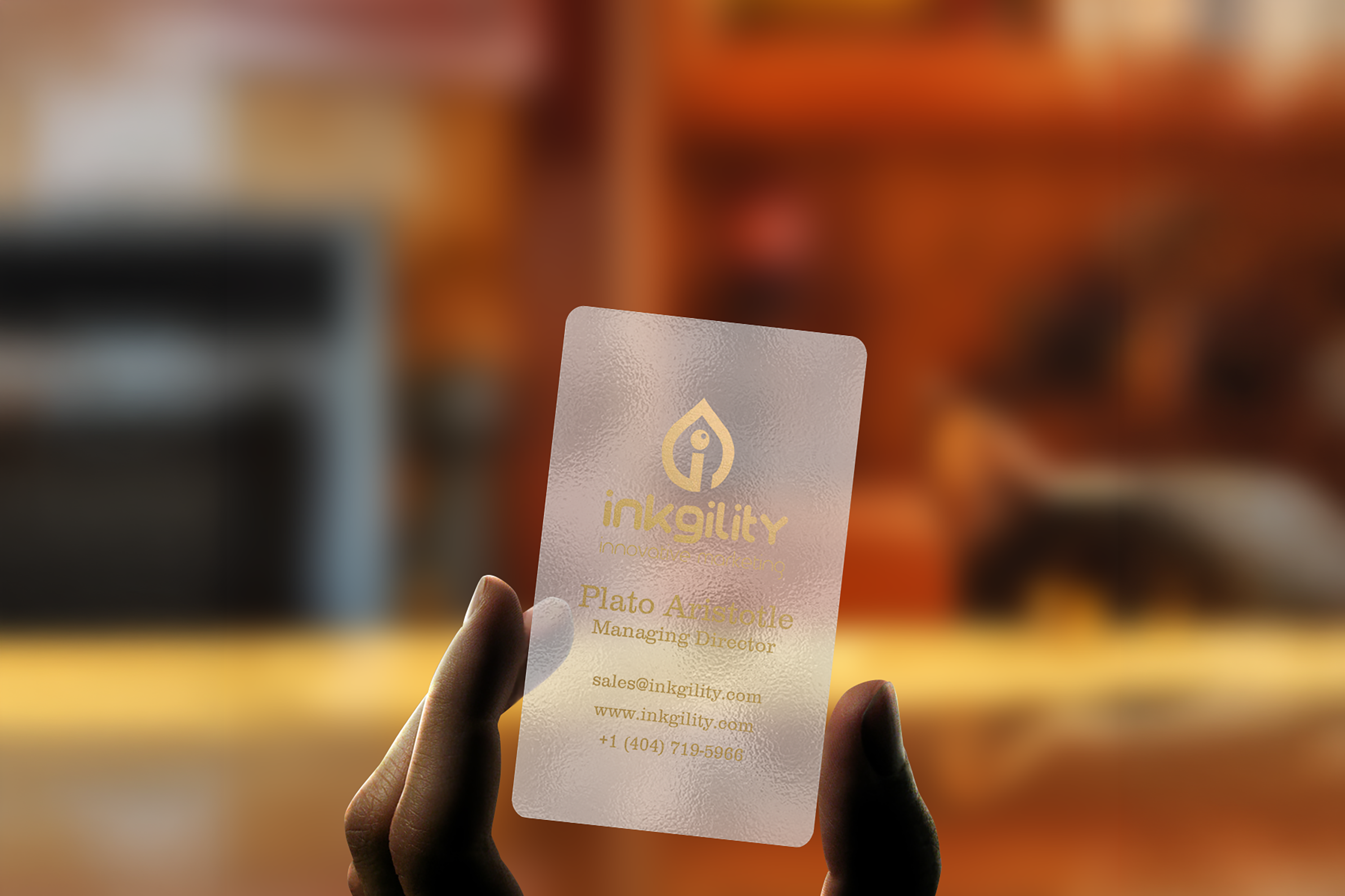 Gold Foil mockup