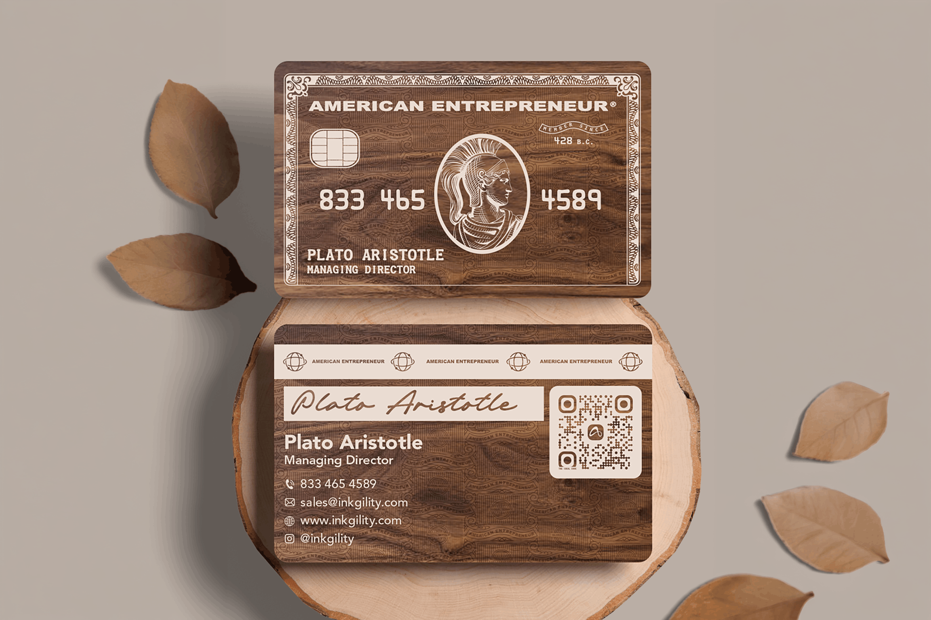 American Entrepreneur (Walnut Edition) mockup