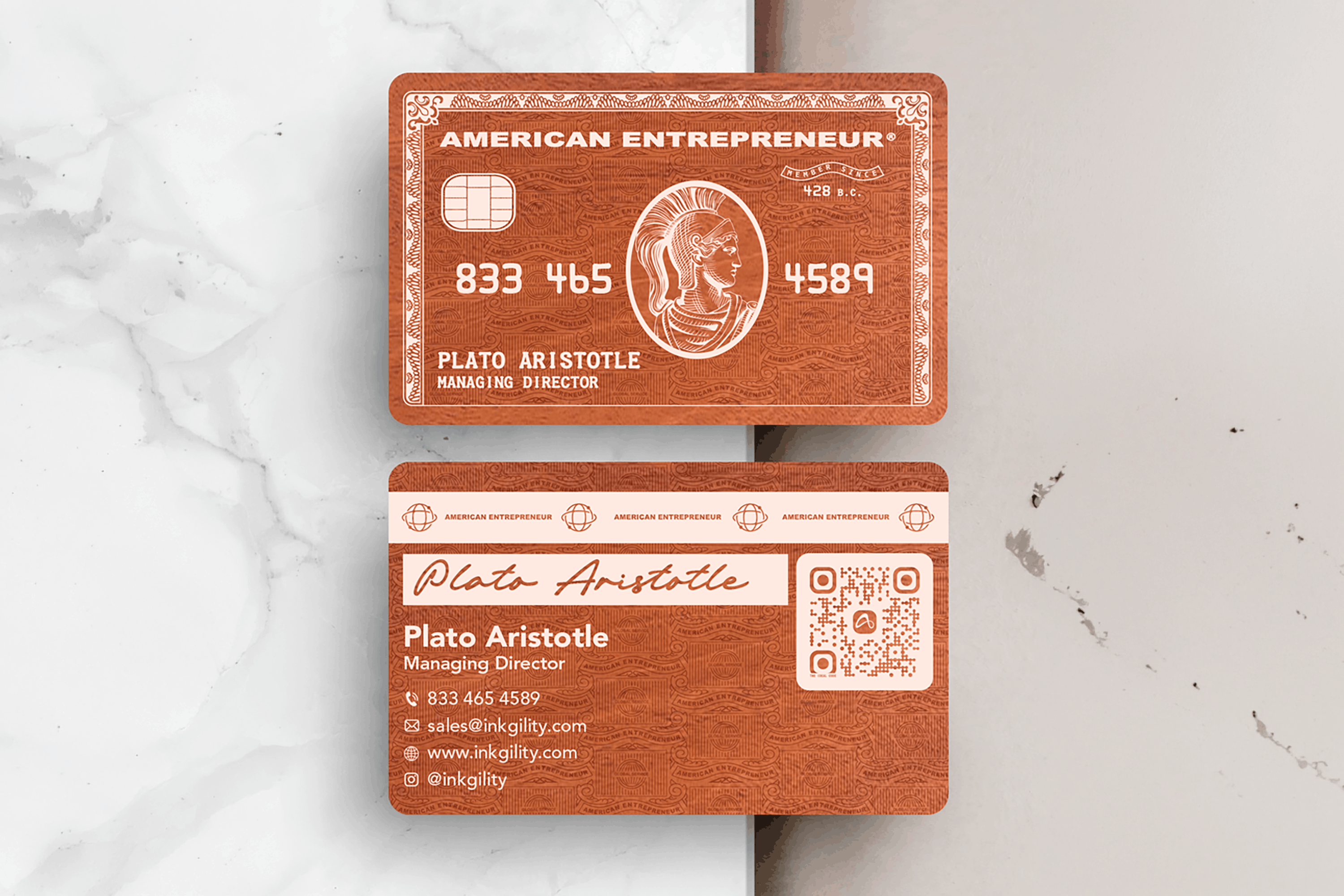 American Entrepreneur (Mahogany Edition) mockup