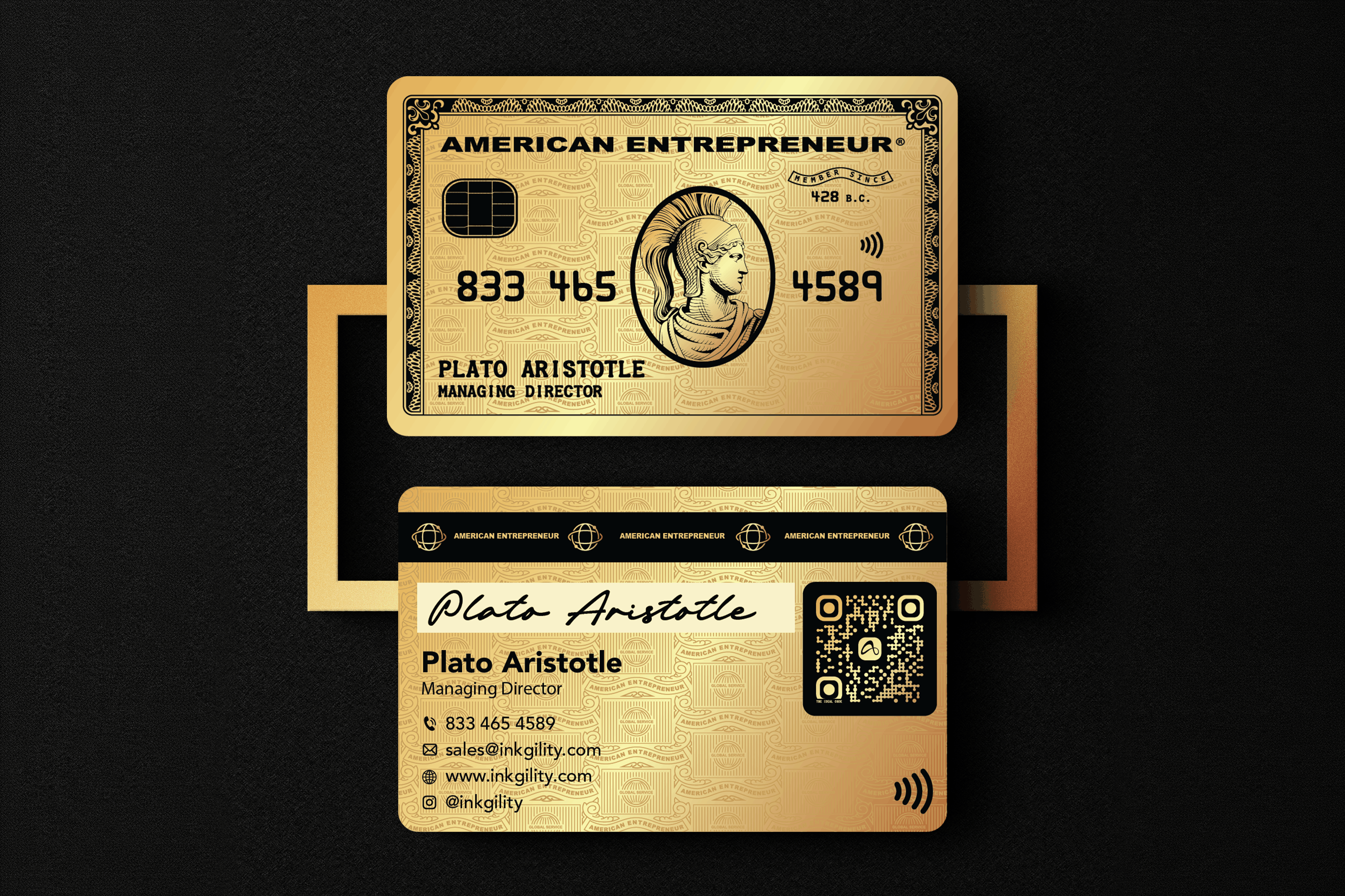 American Entrepreneur (Gold Edition) mockup