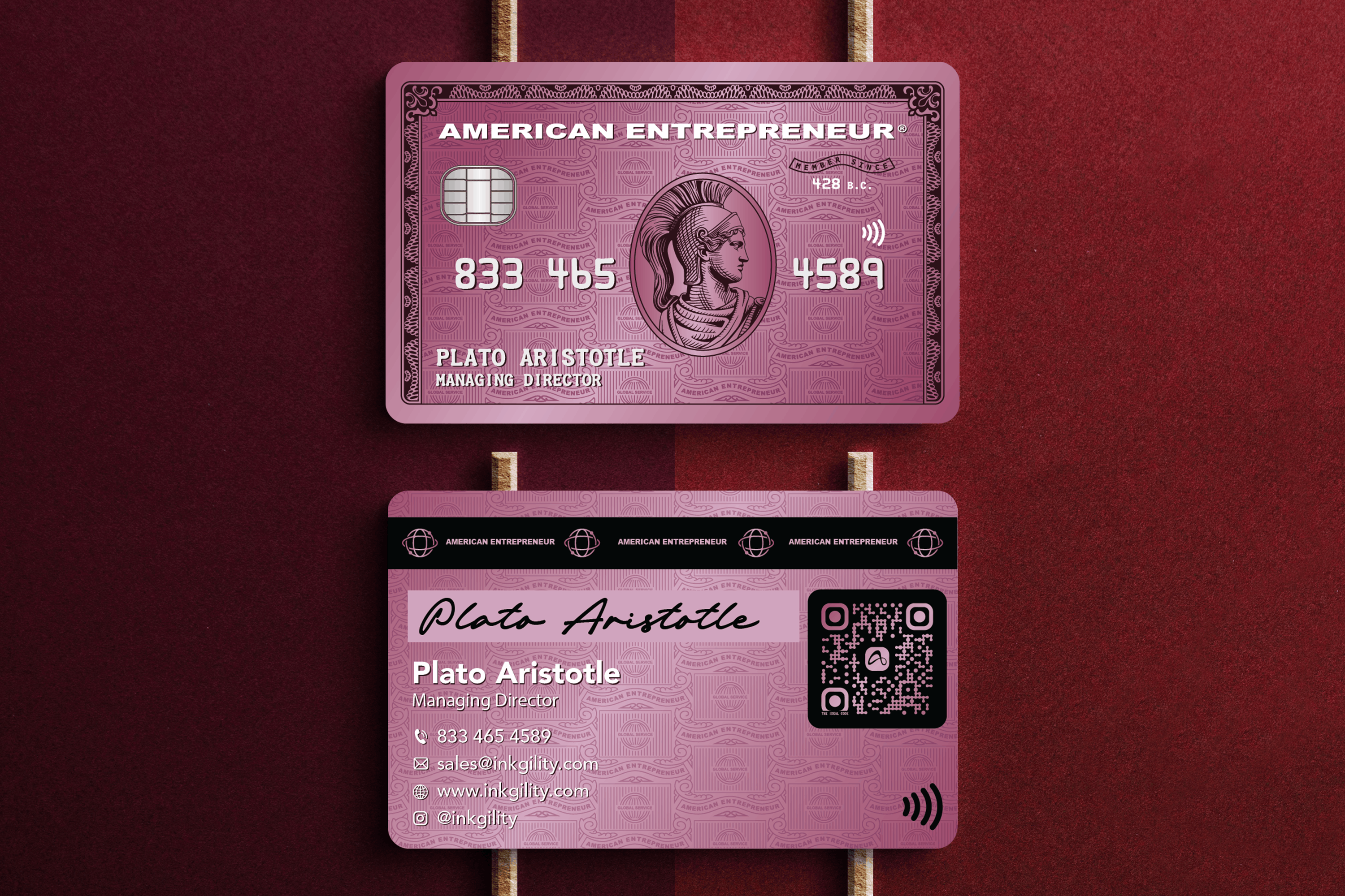 American Entrepreneur (Plum Edition) mockup