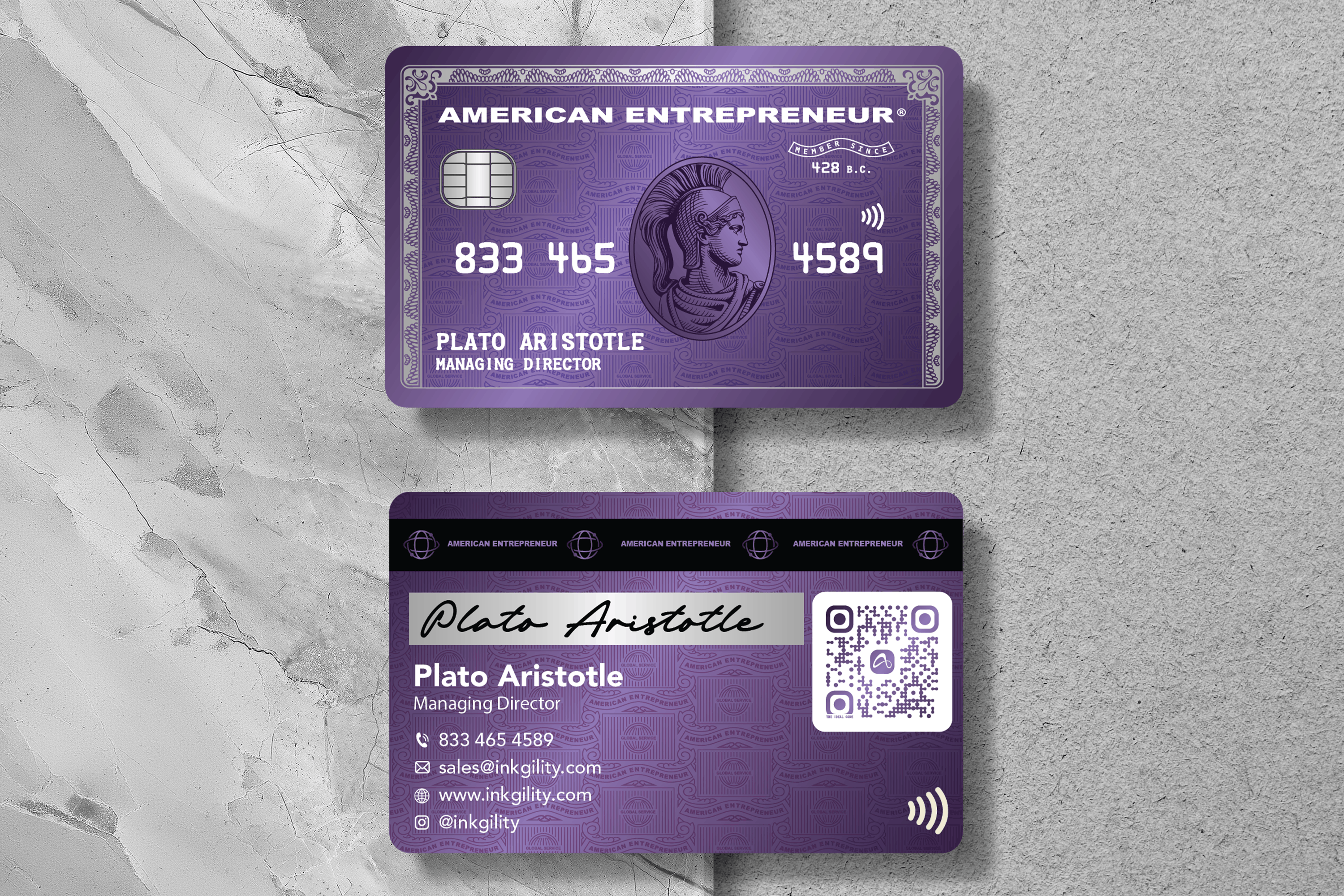 American Entrepreneur (Purple Edition) mockup