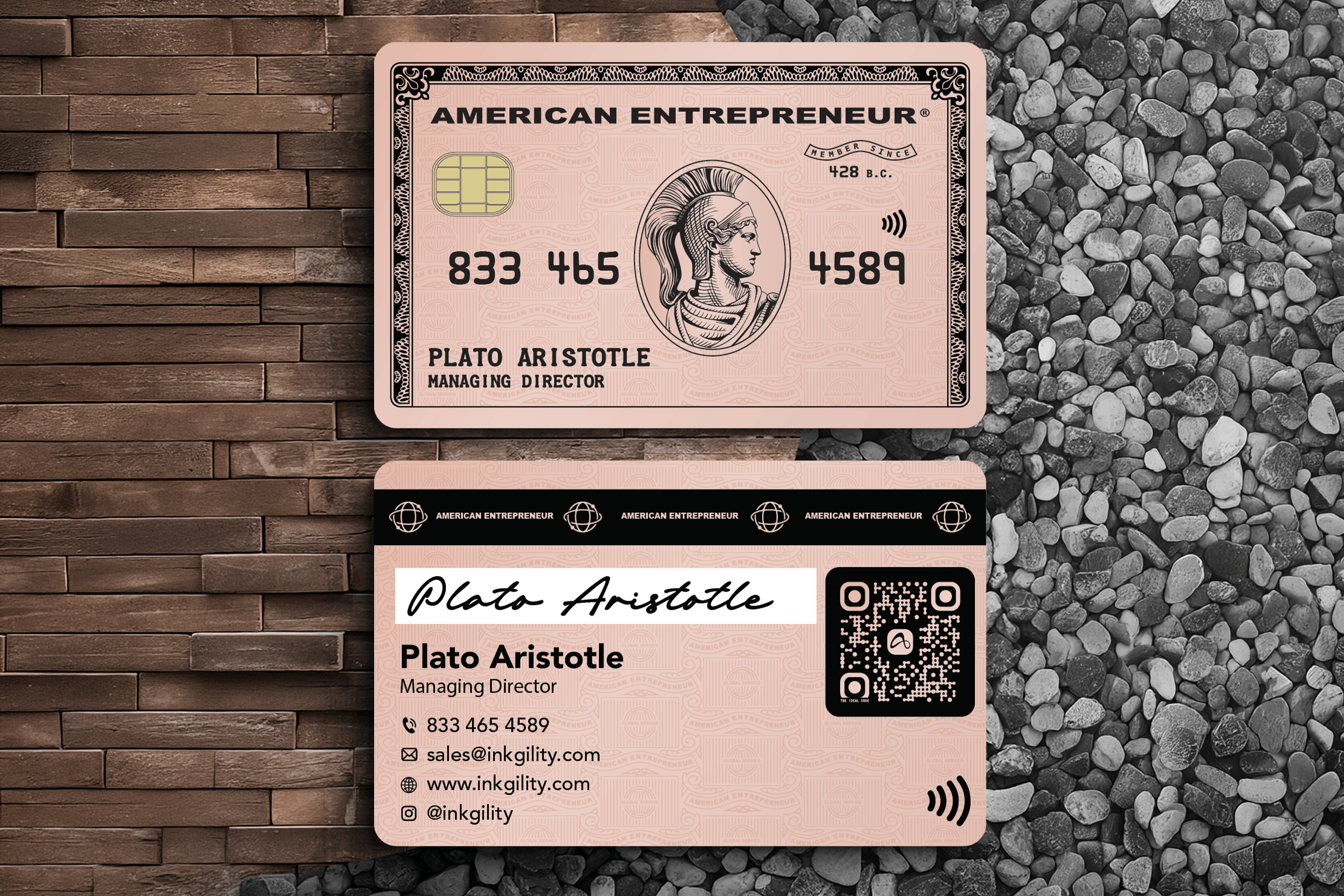 American Entrepreneur (Rose Gold Edition) mockup