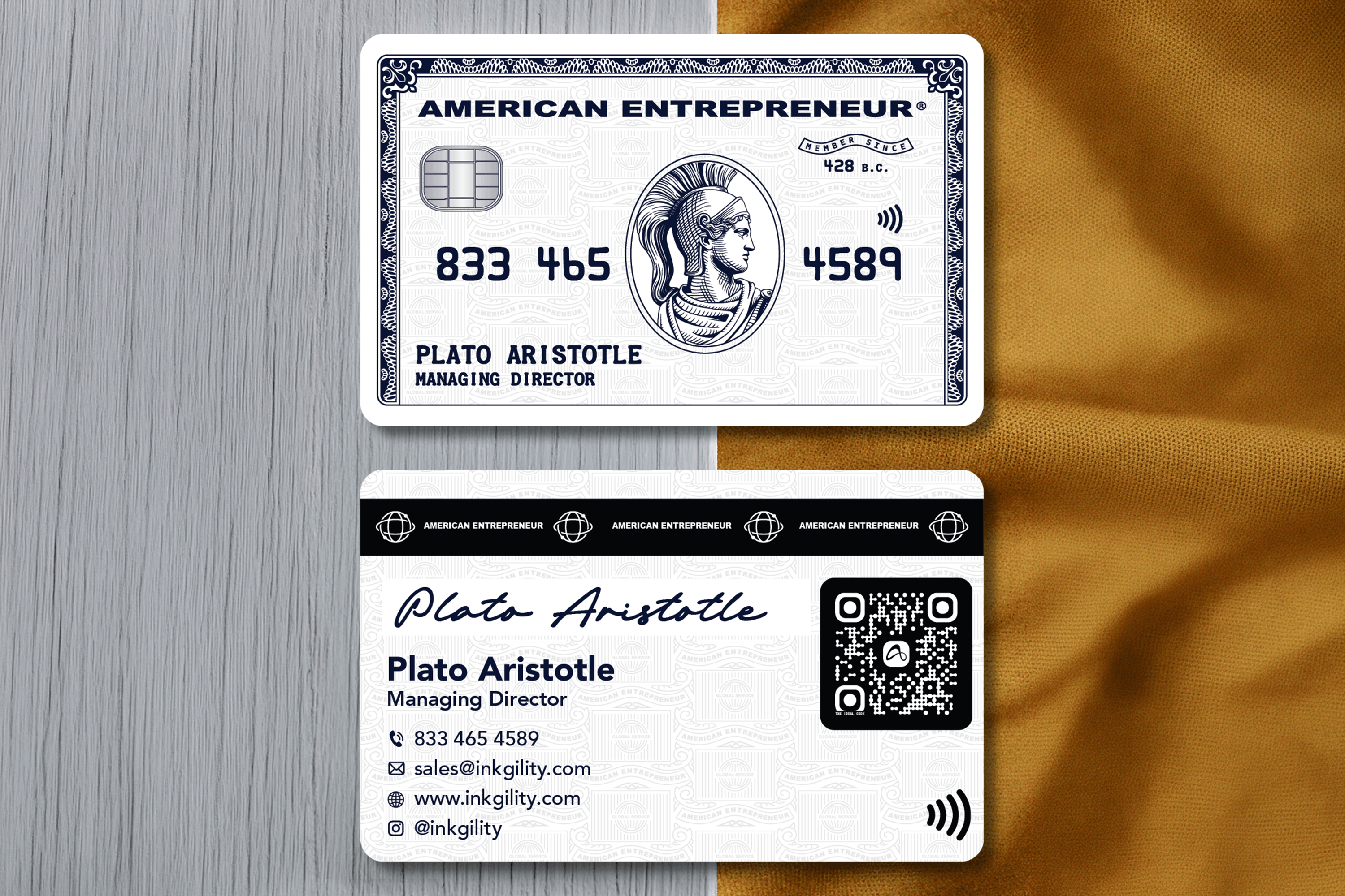 American Entrepreneur (White Edition) mockup