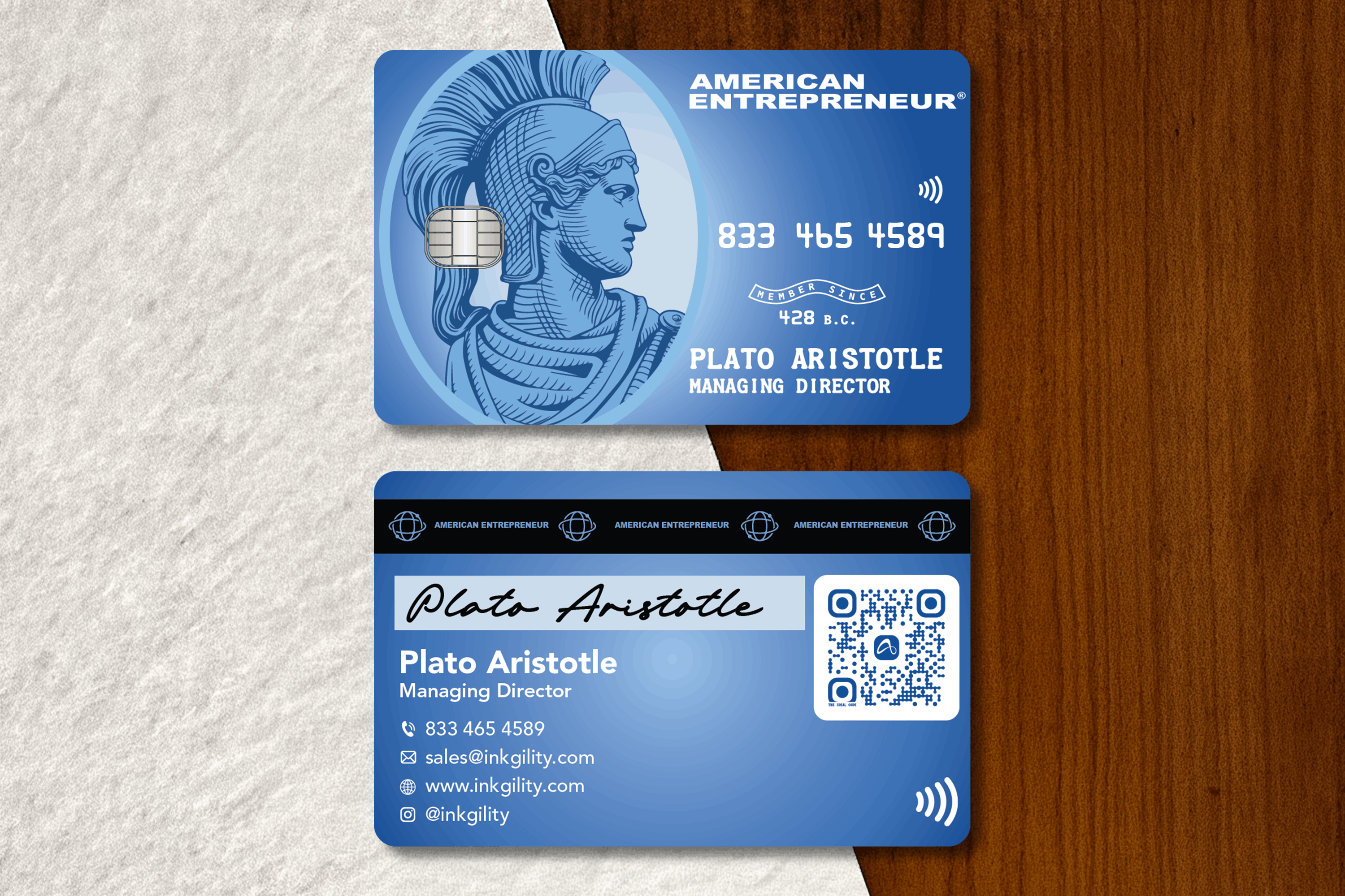 American Entrepreneur (Sky Blue Edition) mockup