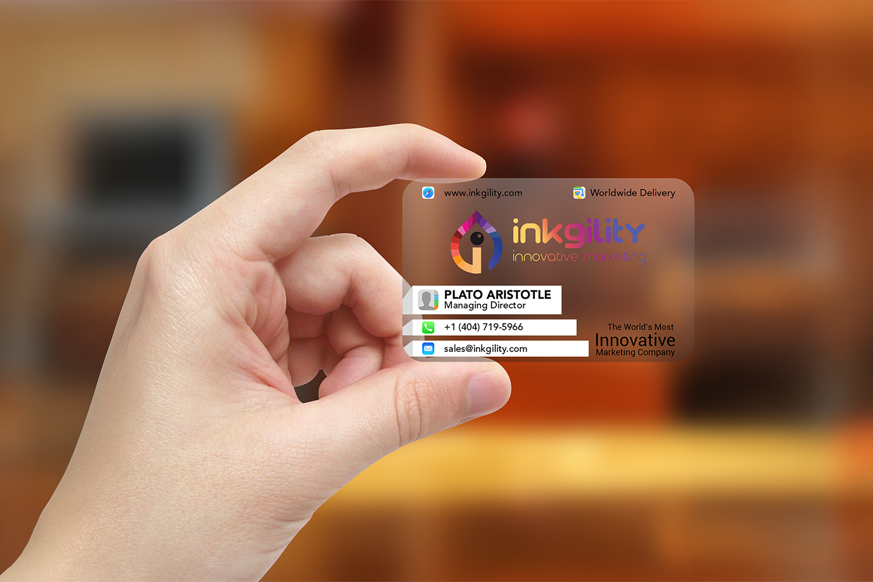 Innovative Check mockup
