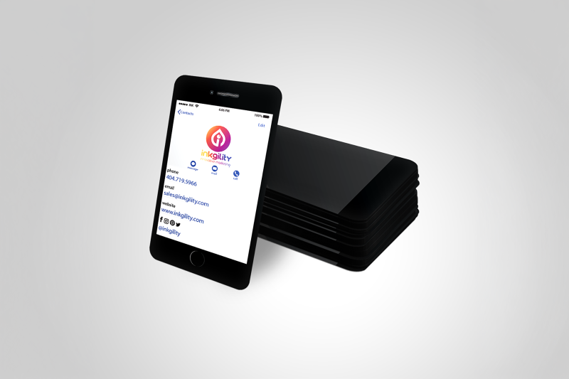 Black iPhone mockup