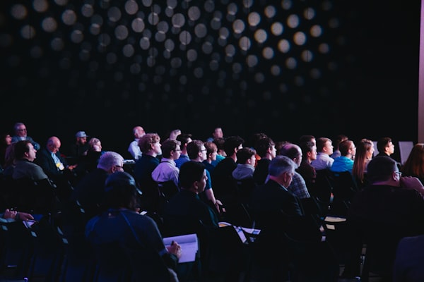 Conference event crowd
